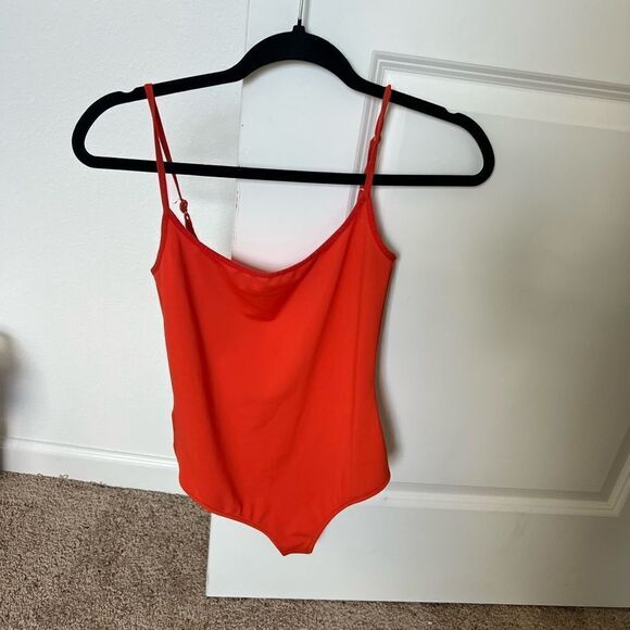 FREE PEOPLE INTIMATELY ORANGE BODYSUIT - Picture 1 of 3